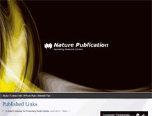 Tablet Screenshot of naturemporium.com